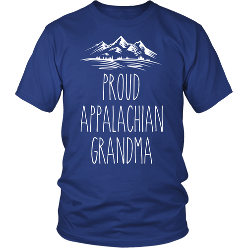 Proud Appalachian Grandma T-shirt Silver design