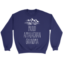 Proud Appalachian Grandma Sweatshirt Silver design