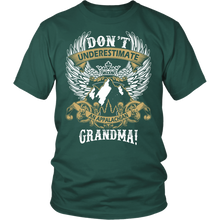 Don't Underestimate an Appalachian Grandma! Wings Unisex style T-shirt, multiple colors and sizes available