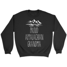 Proud Appalachian Grandma Sweatshirt Silver design